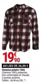 Chemise Polaire T506