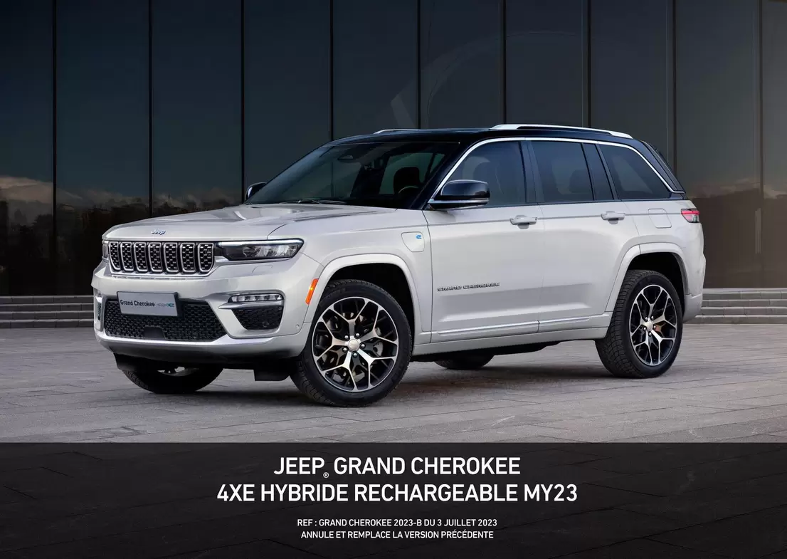 Jeep - Grand Cherokee 4x Hybride Rechargeable My23 offre sur Jeep