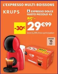 Krups - Expresso Dolce Gusto Piccolo Xs offre à 29,99€ sur Conforama