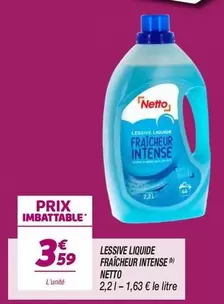 Netto - Lessive Liquide Fraicheur Intense