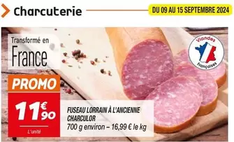 Promo - Charcutor - Fuseau Lorrain À L'ancienne