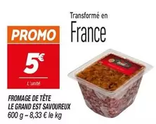 Promo - Fromage De Tête Le Grand Est Savoureux