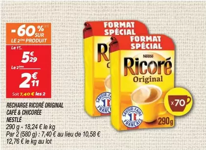 Nestlé Ricoré Original : Café & Chicorée - Profitez de notre promo exceptionnelle !