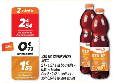 Netto - Ice Tea Saveur Pêche