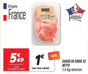 Netto - Cuisse De Dinde X2