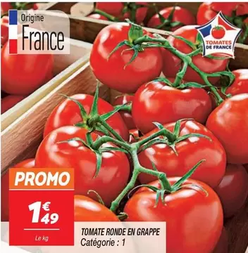 Promo - Tomate Ronde En Grappe