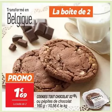 Promo - Cookies Tout Chocolat