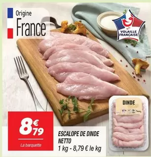 Netto - Escalope De Dinde