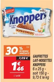 Knoppers - Gaufrettes Lait-noisettes