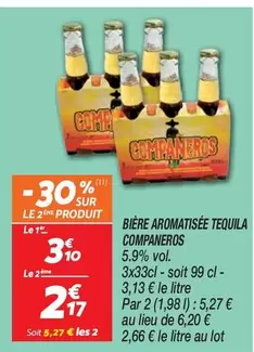 Companeros - Bière Aromatisée Tequila