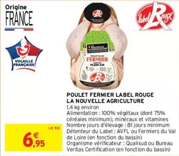 La Nouvelle Agriculture: Poulet Fermier Label Rouge - Qualité supérieure et saveurs authentiques