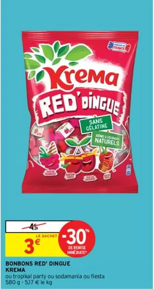 krema - bonbons red' dingue