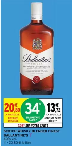 ballantine's - scotch whisky blended finest