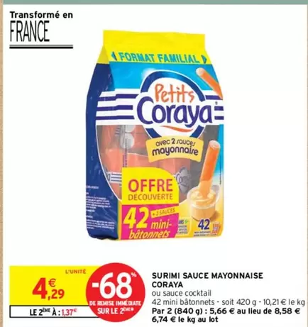 Coraya - Surimi Sauce Mayonnaise