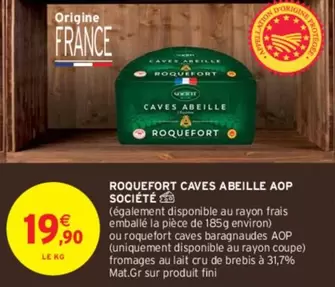 société - roquefort caves abeille aop