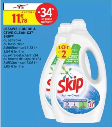 Cajoline - Skip - Lessive Liquide A Citive Clean