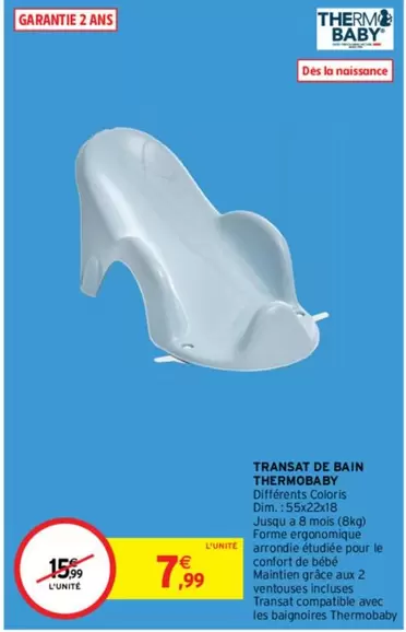 dim - thermobaby - transat de bain