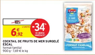 Escal - Cocktail De Fruits De Mer Surgele