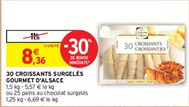 Purina - 30 Croissants Surgelés Gourmet D'alsace