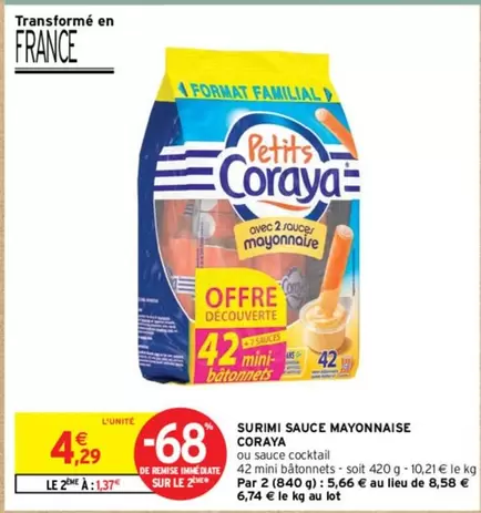 Coraya - Surimi Sauce Mayonnaise