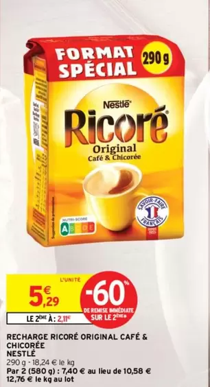 Nestlé - Recharge Ricoré Original Cafe & Chicore