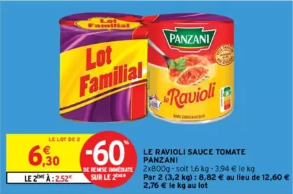 Panzani - Le Ravioli Sauce Tomate