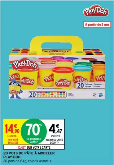 play-doh - 20 pts de pâte à modeler