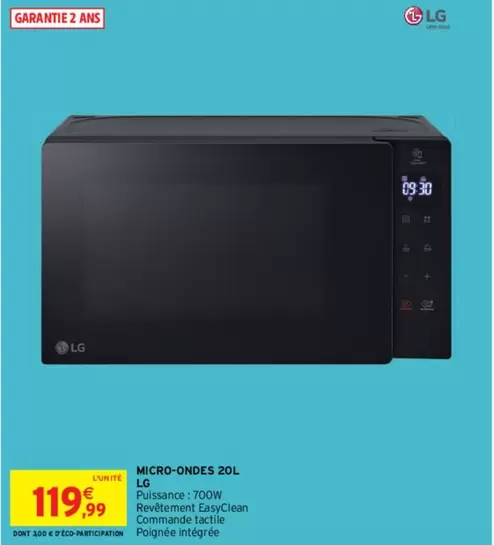 lg - micro-ondes 20l