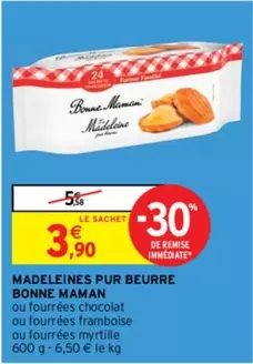 bonne maman - madeleines pur beurre