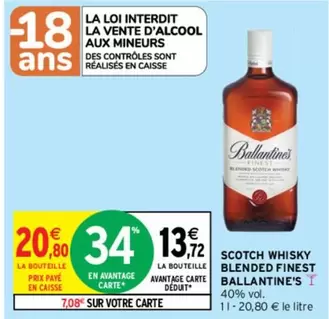 ballantine's - scotch whisky blended finest