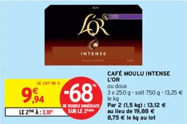 L'Or - Café Moulu Intense