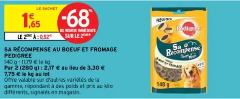 Pedigree - Sa Récompense Au Boeuf Et Fromage