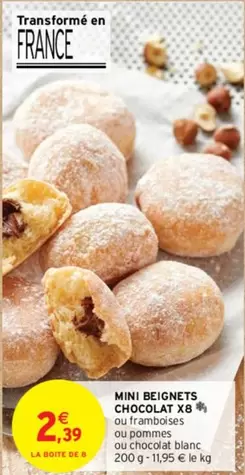 Mini Beignets Chocolat