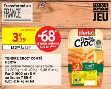 herta - tendre croc' comté