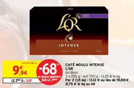 L'Or - Café Moulu Intense