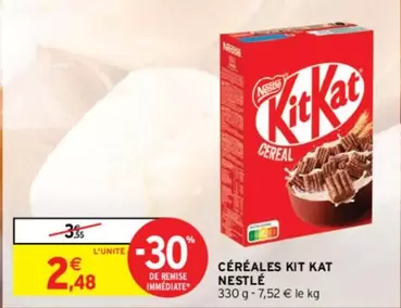 nestlé - céréales kit kat