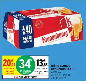 Kronenbourg - Bière Blonde