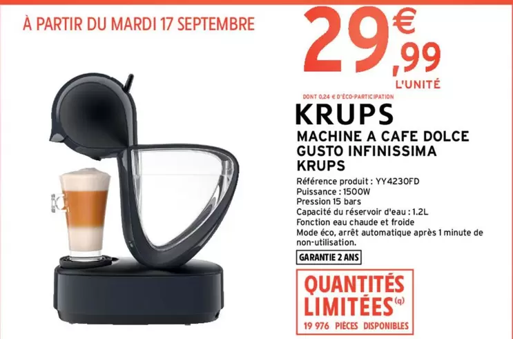 krups - machine a cafe dolce gusto