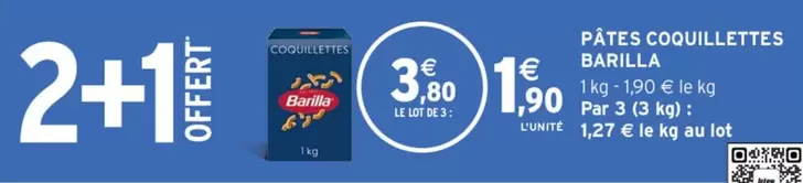 barilla - pâtes coquillettes