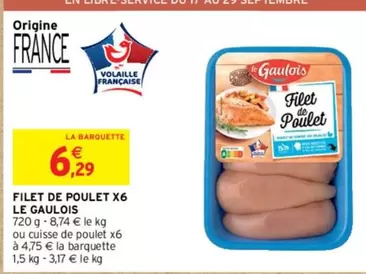 Le gaulois - Filet De Poulet