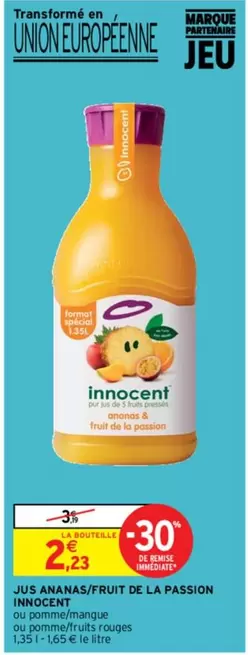 Innocent - Jus Ananas/fruit De La Passion