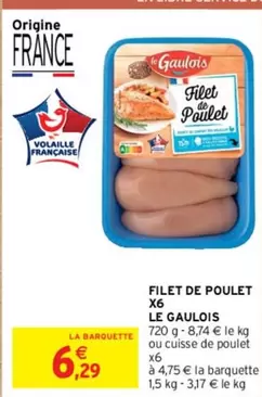 Le gaulois - Filet De Poulet