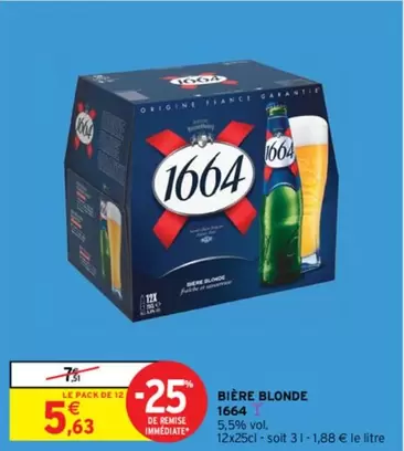 Kronenbourg - Bière Blonde 1664