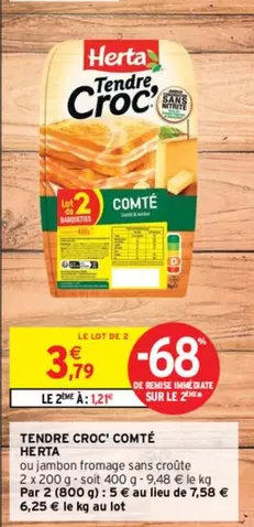 Herta - Tendre Croc' Comté