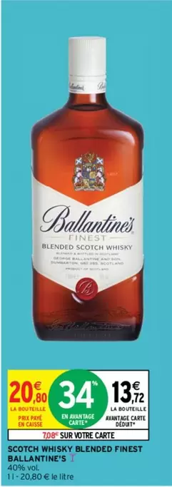 ballantine's - scotch whisky blended finest