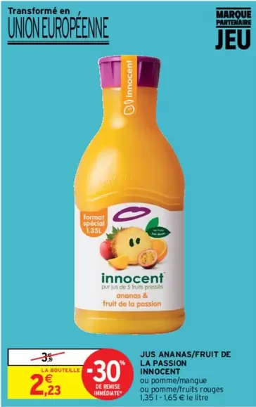 Innocent - Jus Ananas/fruit De La Passion