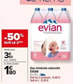 Evian - Eau Minerale Naturelle