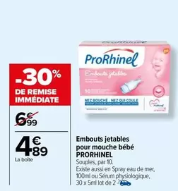 prorhinel - embouts jetables pour mouche bébé