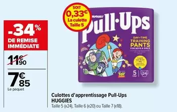 huggies - culottes d'apprentissage pull-ups