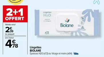 Biolane - Lingettes